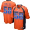 Nike Broncos #58 Von Miller Orange Team Color Men’s Stitched NFL Limited Strobe Jersey