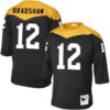 Men’s Pittsburgh Steelers #12 Terry Bradshaw Black 1967 Home Throwback NFL Jersey