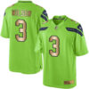 Nike Seahawks #3 Russell Wilson Green Men’s Stitched NFL Limited Gold Rush Jersey