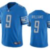 Men’s Detroit Lions #9 Jameson Williams Blue Vapor Untouchable Limited Stitched Jersey