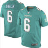 Nike Miami Dolphins #6 Jay Cutler Aqua Green Team Color Men’s Stitched NFL New Elite Jersey
