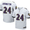 Baltimore Ravens #24 Kyle Arrington White Road NFL Nike Elite Jersey