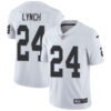 Nike Oakland Raiders #24 Marshawn Lynch White Men’s Stitched NFL Vapor Untouchable Limited Jersey