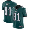 Nike Philadelphia Eagles #91 Fletcher Cox Midnight Green Team Color Men’s Stitched NFL Vapor Untouchable Limited Jersey