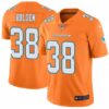 Men’s Miami Dolphins #38 Brandon Bolden Nike Limited Color Rush Orange Jersey