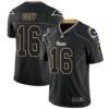 Nike Rams 16 Jared Goff Lights Out Black Men’s Stitched NFL Limited Rush Jersey