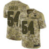 Cowboys #54 Jaylon Smith Camo Men’s Stitched Football Limited 2018 Salute To Service Jersey