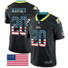 Nike Jacksonville Jaguars #20 Jalen Ramsey Black Men’s Stitched NFL Limited Rush USA Flag Jersey