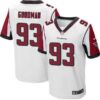 Men’s Atlanta Falcons #93 Malliciah Goodman White Road NFL Nike Elite Jersey