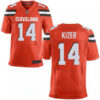 Men’s 2017 NFL Draft Cleveland Browns #14 DeShone Kizer Orange Alternate Stitched NFL Nike Elite Jersey