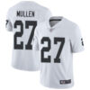 Raiders #27 Trayvon Mullen White Men’s Stitched Football Vapor Untouchable Limited Jersey