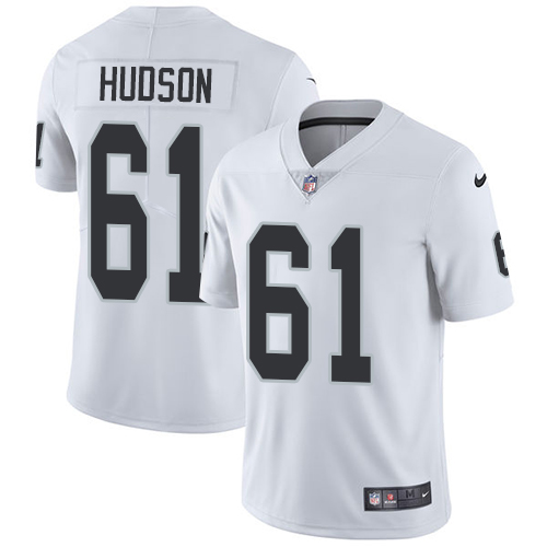 Nike Oakland Raiders #61 Rodney Hudson White Men’s Stitched NFL Vapor Untouchable Limited Jersey