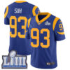 Men’s Los Angeles Rams #93 Ndamukong Suh Royal Blue Nike NFL Alternate Vapor Untouchable Super Bowl LIII Bound Limited Jersey