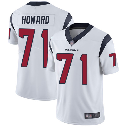 Texans #71 Tytus Howard White Men’s Stitched Football Vapor Untouchable Limited Jersey