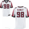Men’s 2017 NFL Draft Atlanta Falcons #98 Takkarist McKinley White Road Stitched NFL Nike Elite Jersey