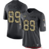 Men’s Green Bay Packers #89 Dave Robinson Black Anthracite 2016 Salute To Service Stitched NFL Nike Limited Jersey
