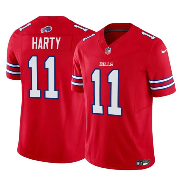 Men’s Buffalo Bills #11 Deonte Harty Red 2023 F.U.S.E. Vapor Untouchable Limited Football Stitched Jersey
