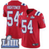 #54 Limited Dont’a Hightower Red Nike NFL Alternate Men’s Jersey New England Patriots Vapor Untouchable Super Bowl LIII Bound