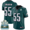 Nike Eagles #55 Brandon Graham Midnight Green Team Color Super Bowl LII Champions Men’s Stitched NFL Vapor Untouchable Limited Jersey