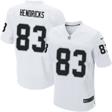 Men’s Oakland Raiders #83 Ted Hendricks White Retired Player NFL Nike Elite Jersey