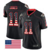 Nike Atlanta Falcons #11 Julio Jones Black Men’s Stitched NFL Limited Rush USA Flag Jersey