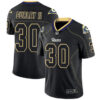 Nike Rams #30 Todd Gurley II Lights Out Black Men’s Stitched NFL Limited Rush Jersey