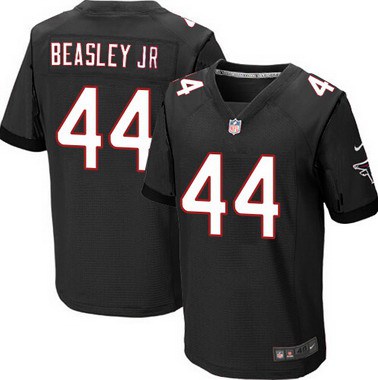 Men’s Atlanta Falcons #44 Vic Beasley Jr Black Retired Player NFL Nike Elite Jersey