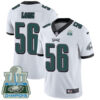 Nike Eagles #56 Chris Long White Super Bowl LII Champions Men’s Stitched NFL Vapor Untouchable Limited Jersey