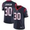 Nike Houston Texans #30 Kevin Johnson Navy Blue Team Color Men’s Stitched NFL Vapor Untouchable Limited Jersey