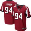 Men’s Atlanta Falcons #94 Tyson Jackson Red Team Color NFL Nike Elite Jersey