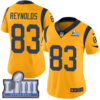 Women’s Los Angeles Rams #83 Josh Reynolds Gold Nike NFL Rush Vapor Untouchable Super Bowl LIII Bound Limited Jersey