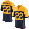 Men’s Green Bay Packers #22 Aaron Ripkowski Navy Blue Gold Alternate Stitched NFL Nike Elite Jersey