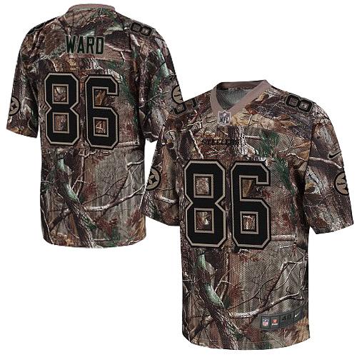 Nike Steelers #86 Hines Ward Camo Men’s Stitched NFL Realtree Elite Jersey