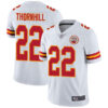 Chiefs #22 Juan Thornhill White Men’s Stitched Football Vapor Untouchable Limited Jersey