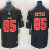 Men’s San Francisco 49ers #85 George Kittle Black Red Fashion Vapor Limited Stitched Jersey