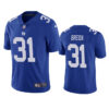 Men’s New York Giants #31 Matt Breida Blue Vapor Untouchable Limited Stitched Jersey
