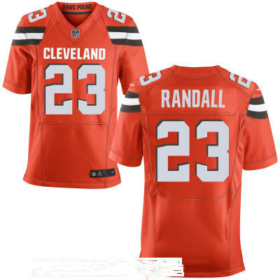 Men’s Cleveland Browns #23 Damarious Randall Orange Alternate Stitched NFL Nike Elite Jersey