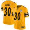 Steelers #30 James Conner Gold Men’s Stitched Football Limited Inverted Legend Jersey