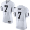 Nike Raiders #7 Marquette King White Men’s Stitched NFL New Elite Jersey