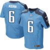 Nike Titans #6 Brett Kern Light Blue Team Color Men’s Stitched NFL Elite Jersey