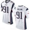 Men’s New England Patriots #91 Jamie Collins NEW White Road Stitched NFL Nike Elite Jersey