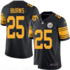 Men’s Pittsburgh Steelers #25 Artie Burns Black 2016 Color Rush Stitched NFL Nike Limited Jersey