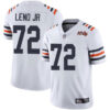 Bears #72 Charles Leno Jr White Alternate Men’s Stitched Football Vapor Untouchable Limited 100th Season Jersey