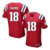 Men’s New England Patriots #18 Matthew Slater Red Alternate NFL Nike Elite Jersey