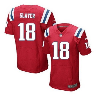 Men’s New England Patriots #18 Matthew Slater Red Alternate NFL Nike Elite Jersey