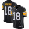 Steelers #18 Diontae Johnson Black Alternate Men’s Stitched Football Vapor Untouchable Limited Jersey