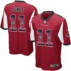 Nike Falcons #11 Julio Jones Red Team Color Men’s Stitched NFL Limited Strobe Jersey