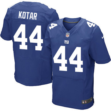 Nike New York Giants #44 Doug Kotar Royal Blue Team Color Men’s Stitched NFL Elite Jersey