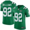 Men’s New York Jets #92 Leonard Williams Green 2016 Color Rush Stitched NFL Nike Limited Jersey