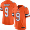 Men’s Denver Broncos #9 Riley Dixon Orange 2016 Color Rush Stitched NFL Nike Limited Jersey